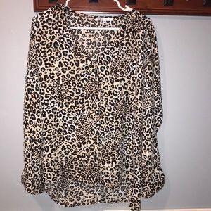 DR2 animal print blouse.